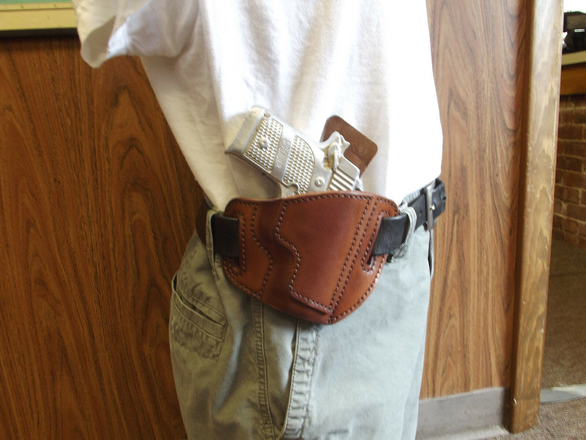 J&J 2Slot Pancake OWB Holster J&J Leather Store