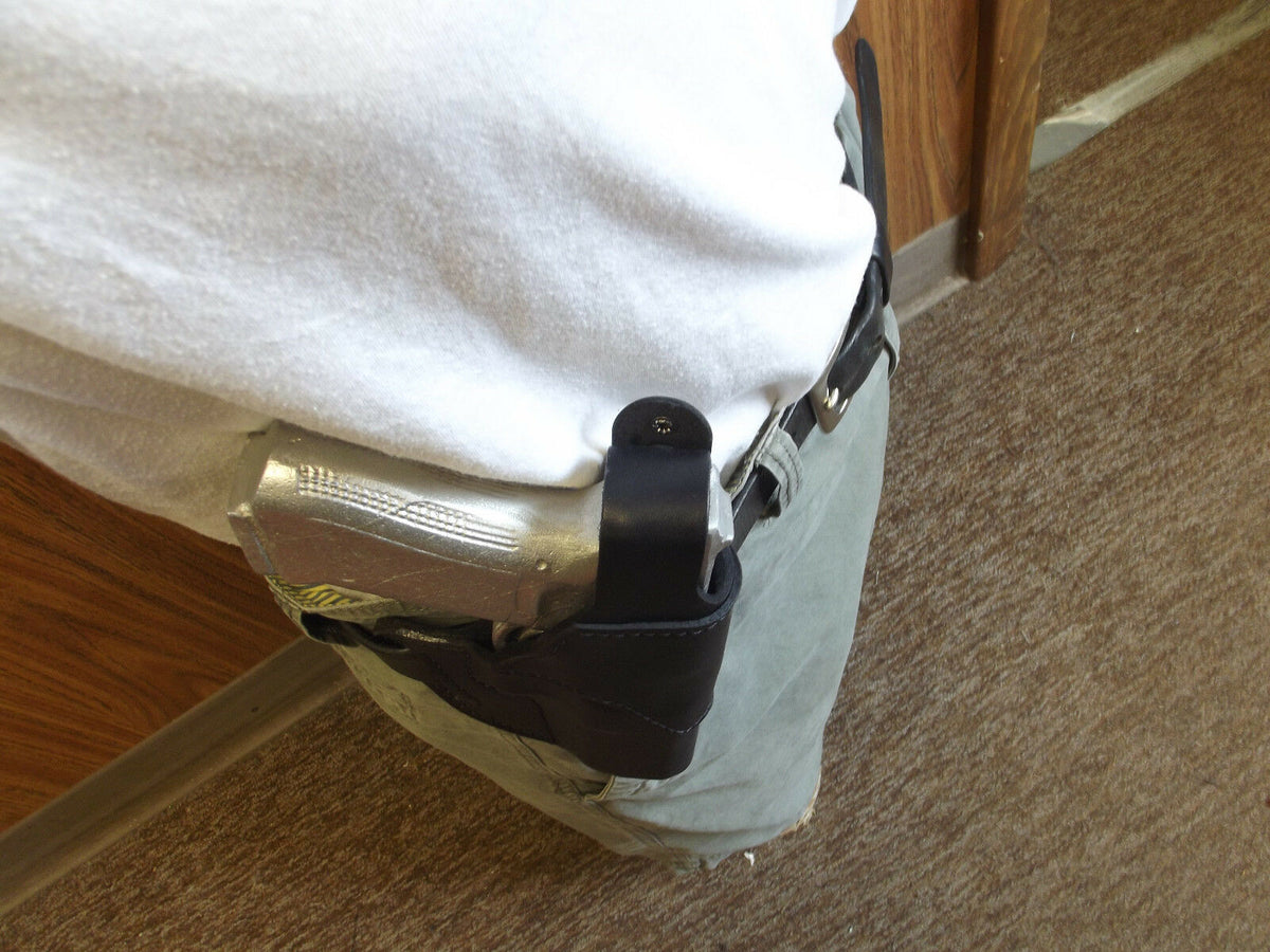 J&J Belt Slide OWB Holster w/ Thumbbreak J&J Leather Store