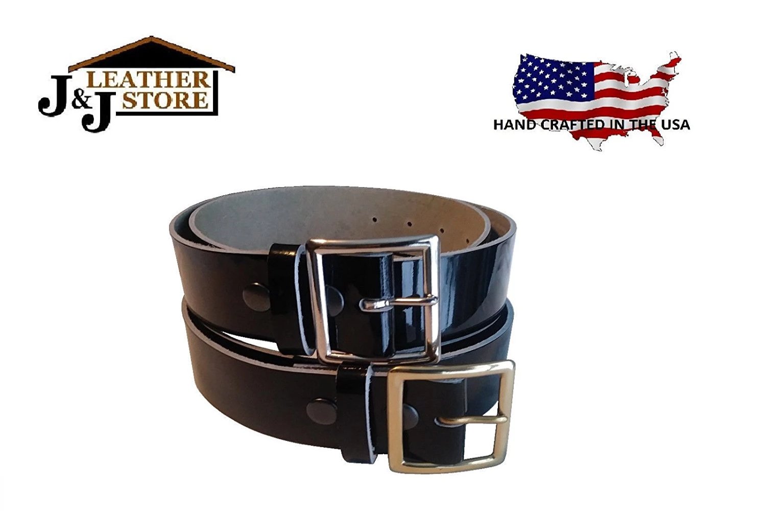 Champro A068 Patent Leather Belt - Black