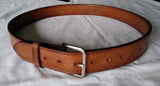 J&J Premium Leather 1-1/2" Double Layer Gun Belt