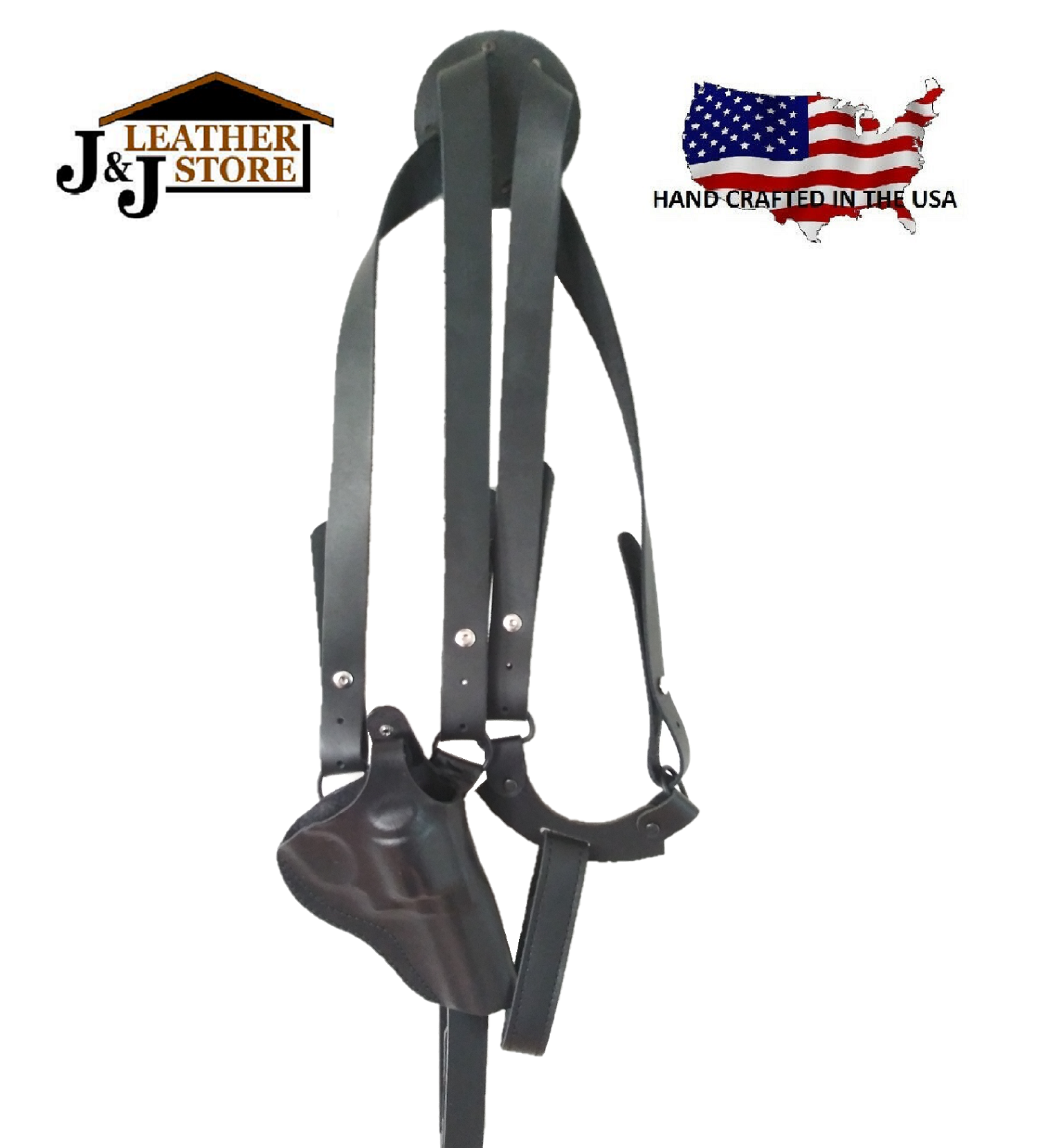 J&J Vertical Shoulder Holster Rig – J&J Leather Store